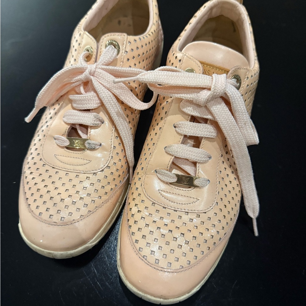 Louis Vuitton Peach Sneakers